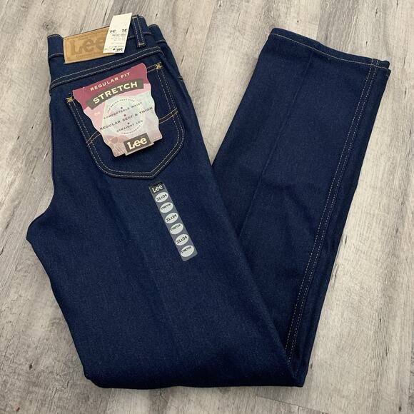 NEW VINTAGE LEE RIDERS JEANS MENS 31x34 REGULAR FIT STRAIGHT LEG DENIM USA MADE - Picture 1 of 6